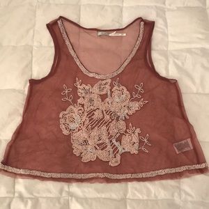 Kimchi Blue beaded tank top